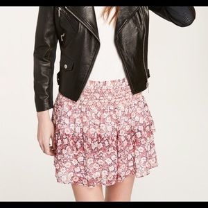 Rebecca Minkoff floral ruffle skirt